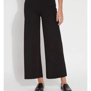 Lysse Black Wide Leg Pants High-Waisted Ankle Length